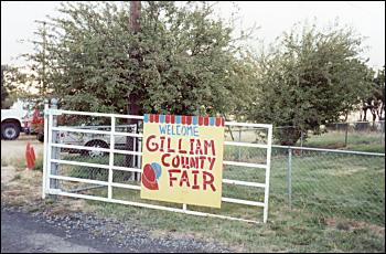 Picture of handmade welcome sign.