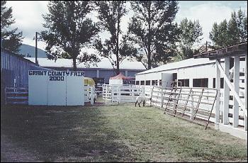 Picture of animal barn area.