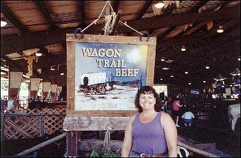 Kathy Calvo the leader of Wagon Trail Beef 4H