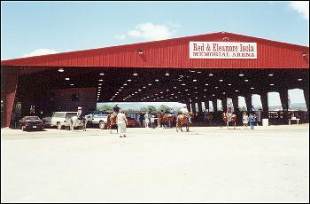 Large covered horse arena