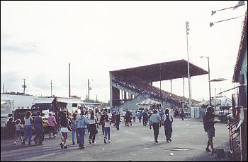 Picture of arena full of people.