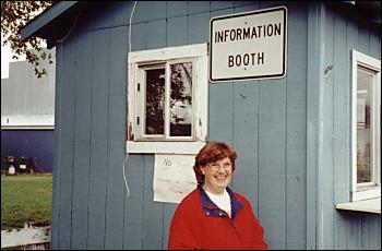 Picture of Fair Information booth.