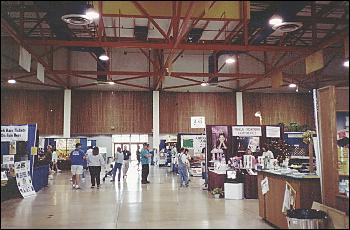 Picture of commercial exhibits area.