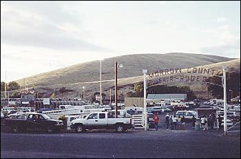 Picture of Morrow County Fair entrance.