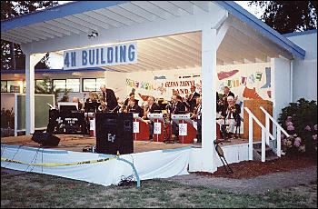 Picture of open air bandstand.