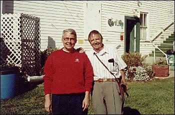 Picture of Ken with Senator Vern Cook.