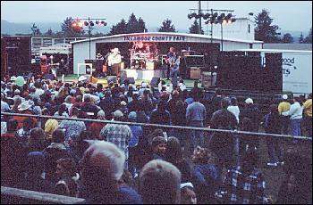 Picture of Charlie Daniels band playing.