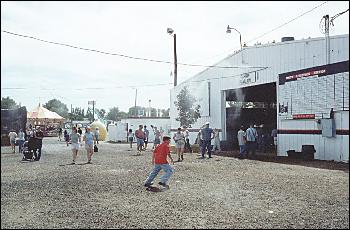 Picture of animal barn area.