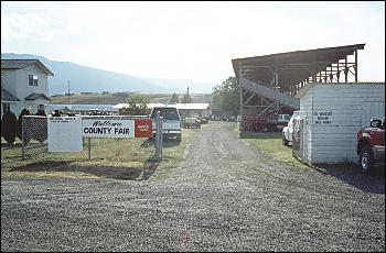 Picture of Wallowa Fair entrance.