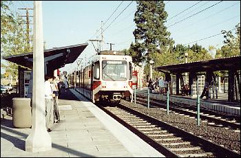 riding the train to the fair