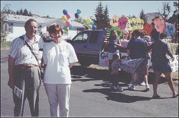 Picture of Senator Vern Cook with Vicki.