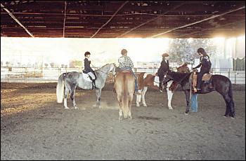girls on horses