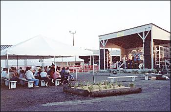 Wylie and the Wild West Show on stage